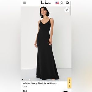 Lulus Infinite Glory maxi dress